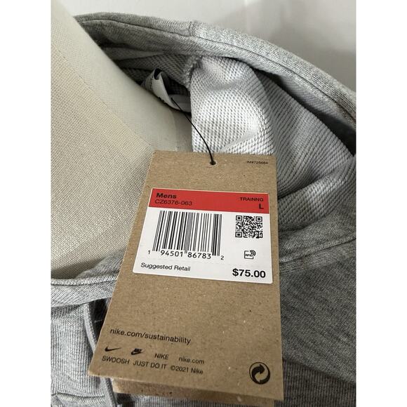 New NIKE Pro Training Full Zip Hoodie SIZE LARGE L - Jacket CZ6376-063 - Picture 3 of 3